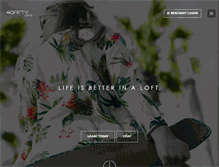 Tablet Screenshot of 4050lofts.com